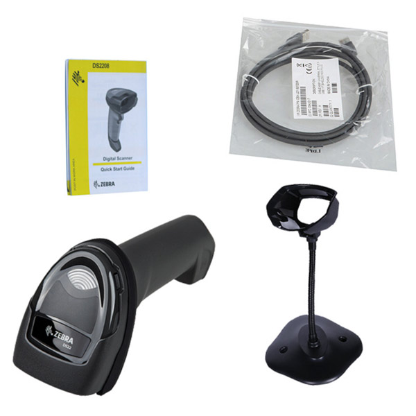 M&aacute;y đọc m&atilde; vạch 2D Zebra DS2208 [Ch&iacute;nh H&atilde;ng - C&oacute; Đế]