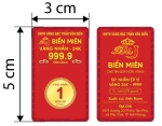 In tem ép vỉ nhẫn tròn