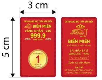 In tem ép vỉ nhẫn tròn