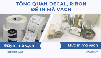 Cần giấy, mực gì để in mã vạch?