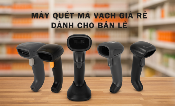 3 máy quét mã vạch giá rẻ cho các cửa hàng bán lẻ