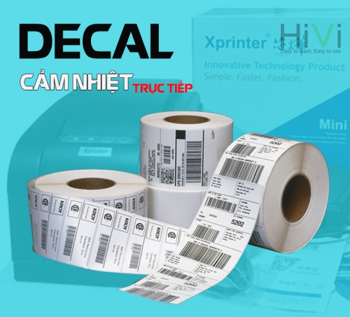 Decal tem nhãn