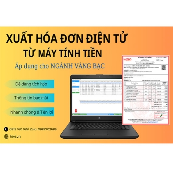 Xuất Hóa đơn điện tử trên Máy Tính Tiền HiVi Gold Pro
