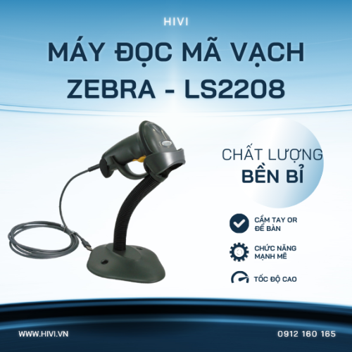 Máy quét mã vạch Zebra LS2208